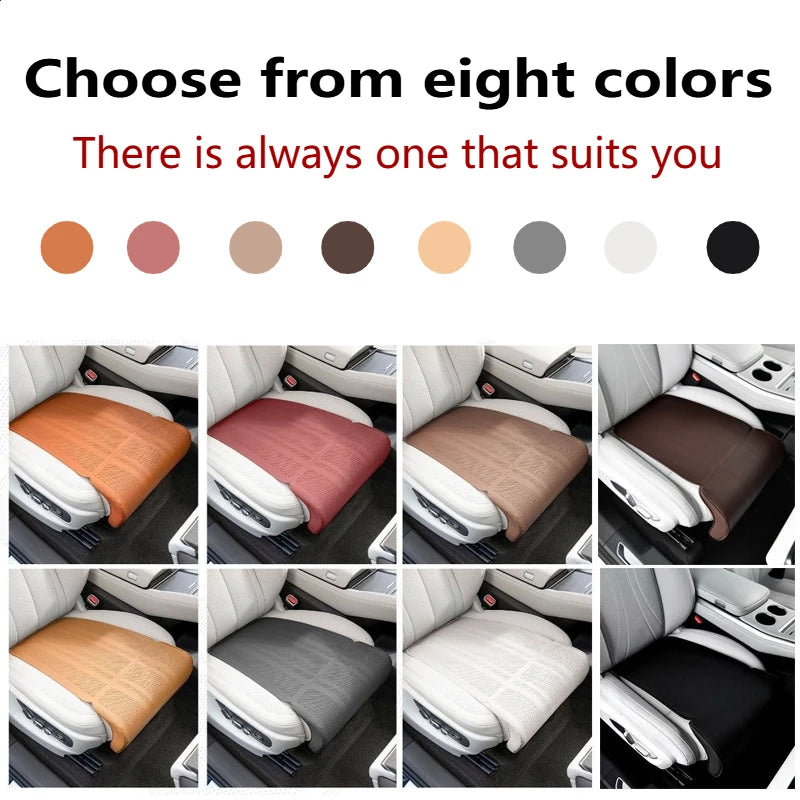 Car Seat Extended Footrest Driver and Passenger Leg Rest Universal Car Seat Cover Leather Breathable Non-slip Cars Seats Cover