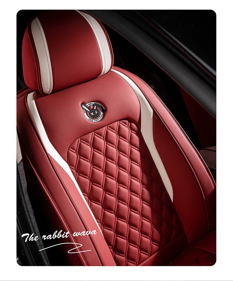 Five-seat car seat covers, Trendy Collection, stylish, durable, universal fit for most vehicles