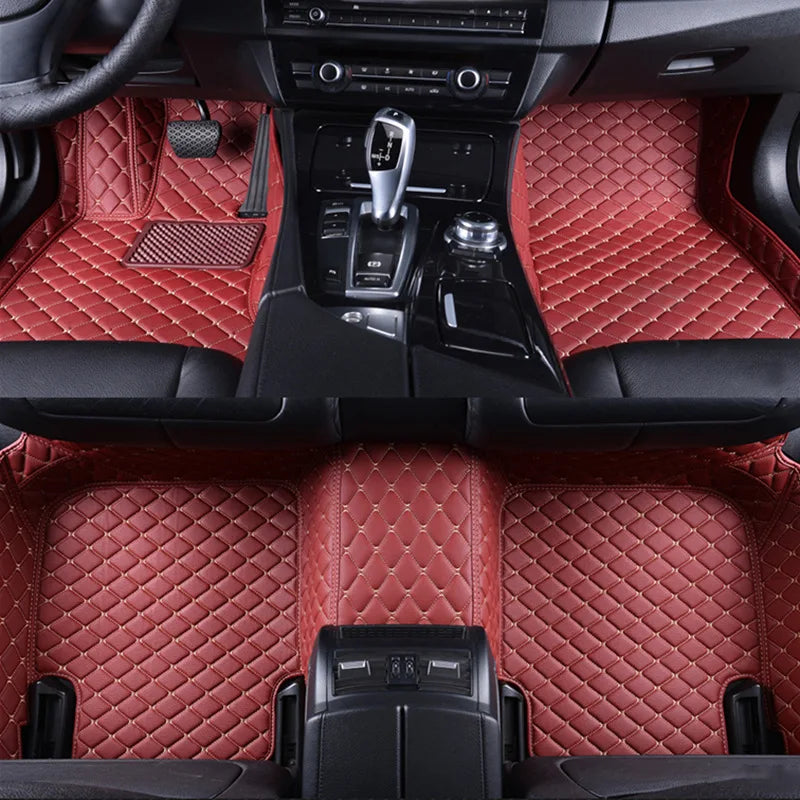 Custom Car Floor Mats for CHEVROLET all models Blazer Cruze Captiva Corvette Aveo Impala Camaro Malibu Volt Equinox Spark