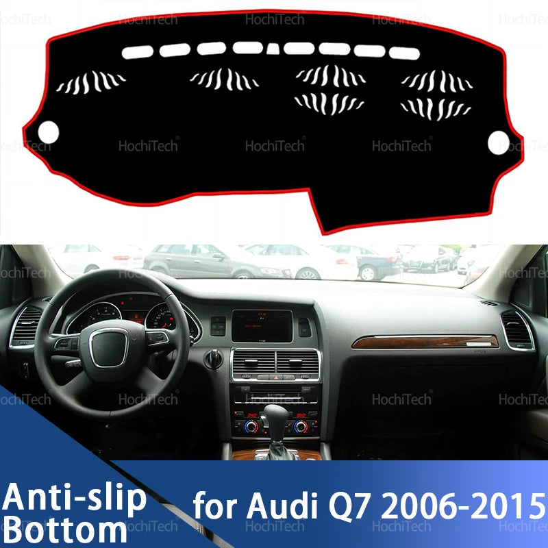 Car Dashboard Mats Covers for Audi Q7 2006 2007 2008 2009 2010 2011 2012 2013 2014 2015 Sun Shade Instrume Panel Accessories