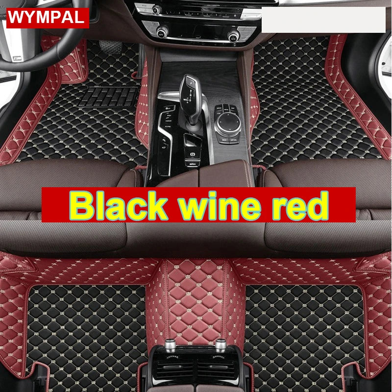 Custom Automotive Car Floor Mats For Audi A5 Sportback 2010 2011 2012 2013 Auto Luxury Leather Men Women Car Mats Full Coverage