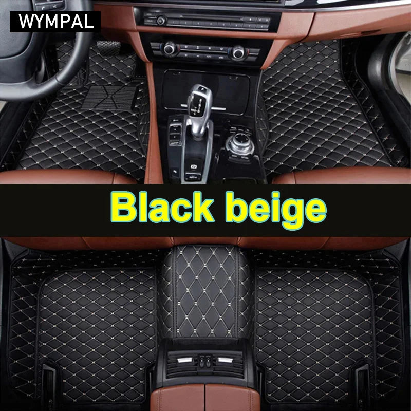 Custom Automotive Car Floor Mats For Audi A5 Sportback 2010 2011 2012 2013 Auto Luxury Leather Men Women Car Mats Full Coverage