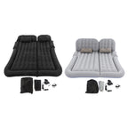 2‑In‑1 SUV Inflatable Mat Car Mattress Multifunction Soft Sleeping Rest Cushion Inflatable Travel Mattress for Traveling Car
