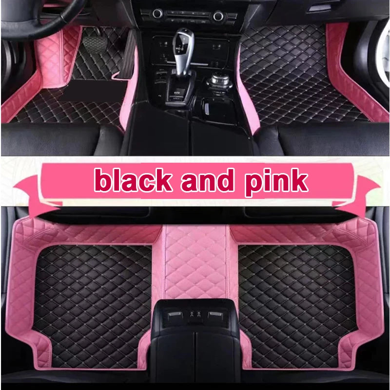 Car Mats Floor For Citroën C4 Cactus 2014~2020 Waterproof Leather Car Mat Fully Set Tapete Automotivo Para Carro Car Accessories