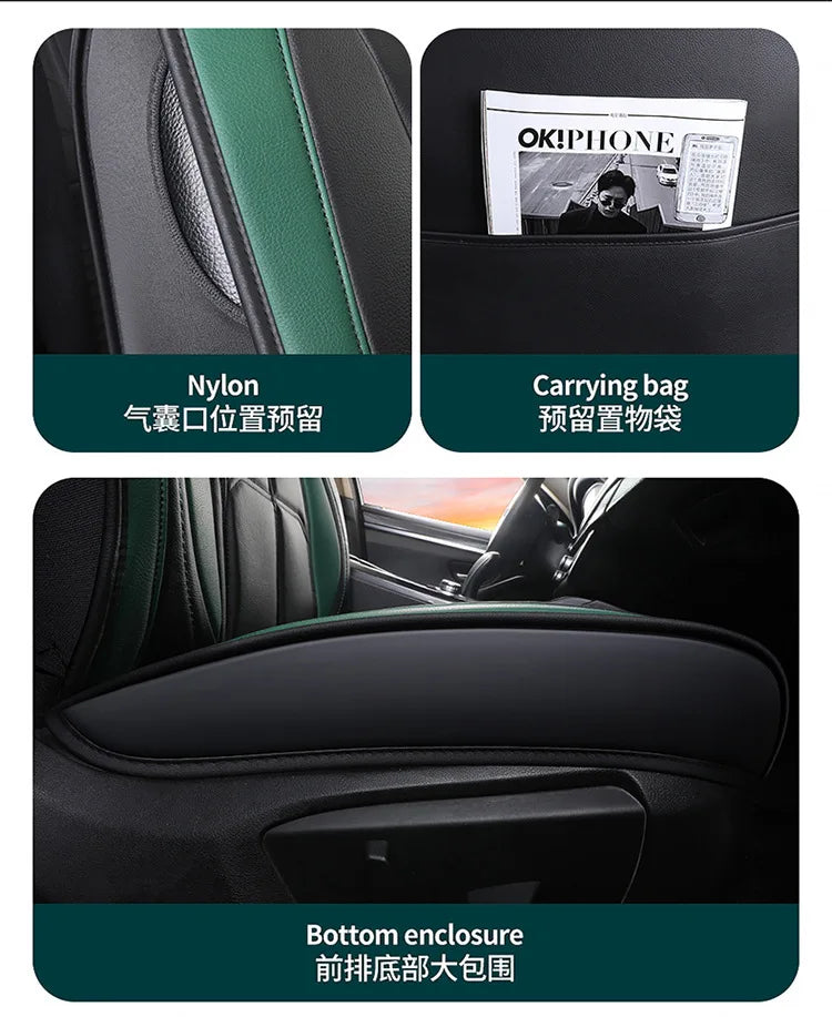 5-Seat Full Coverage Car Seat Covers Set, Suitable for All Seasons, and Featuring Thick, Comfortable, Car Seat Protection Cover
