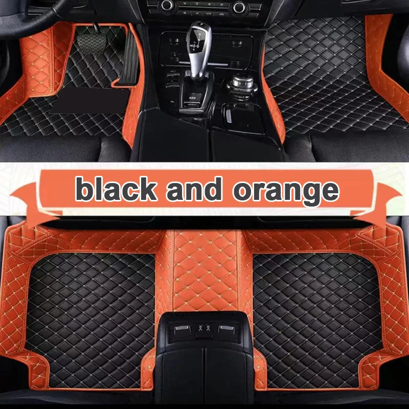Car Mats Floor For Citroën C4 Cactus 2014~2020 Waterproof Leather Car Mat Fully Set Tapete Automotivo Para Carro Car Accessories