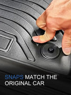 for Polestar 4 2023 2024 2025 Car Floor Mats Cargo Liner Trunk Pad TPE 3D Foot Mat Waterproof All Weather Accessories BLACK