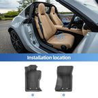 Left Hand Drive for Mazda MX-5 Miata MX5 MX 5 Mazda Roadster 2016 -2024 TPE 3D Car Floor Mats Fiat 124 Spider 2017-2018 1st Row