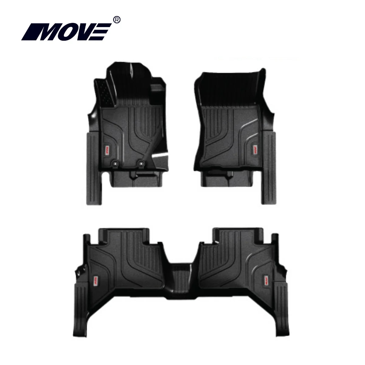 TPE Car Mats For Mitsubishi Triton 2020+ All-Weather Non-Slip Vehicle Mat Set Durable High Quality Interior Protection Vietnam