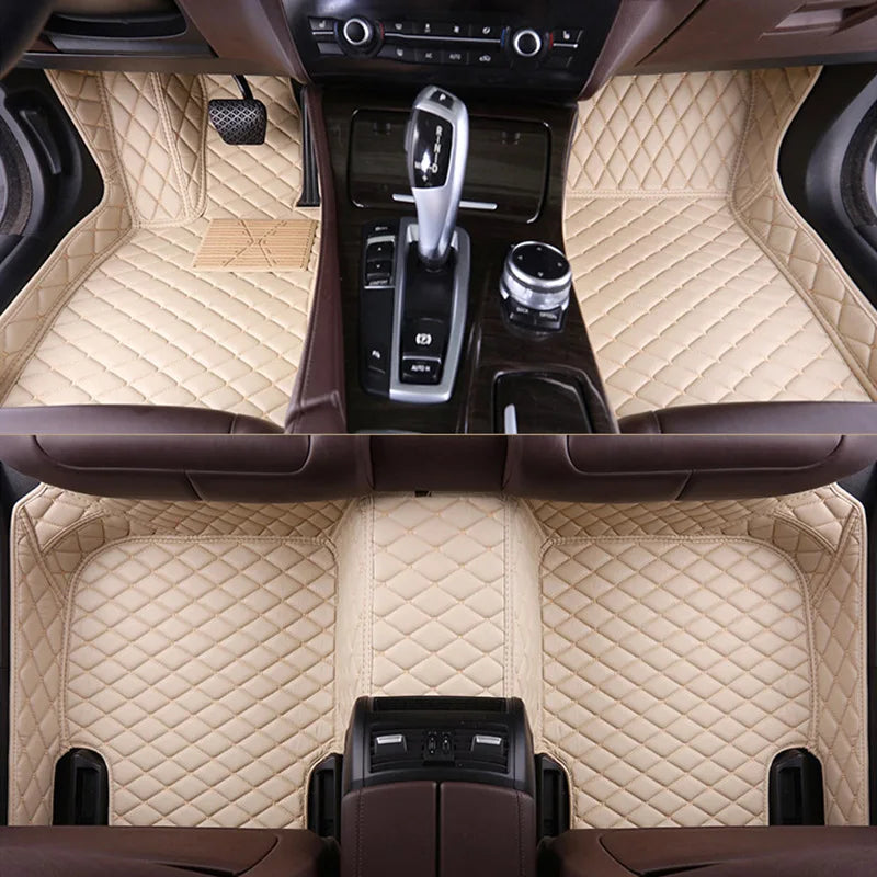 Custom Car Floor Mats for CHEVROLET all models Blazer Cruze Captiva Corvette Aveo Impala Camaro Malibu Volt Equinox Spark