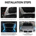 LED  Car Daytime Running Light DRL With Turn Signal Lamp Car Hood Decorative Light Strip With Start Scan Meteor Dynamic 12V