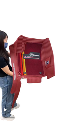 Alfombras impermeables dobles hechas de cuero ecológico artificial personalizada para Auto (A Medida exacta)