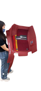 Alfombras impermeables dobles hechas de cuero ecológico artificial personalizada para Auto (A Medida exacta)