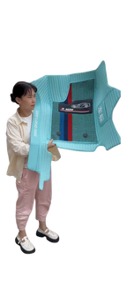 Alfombras impermeables dobles hechas de cuero ecológico artificial personalizada para Auto (A Medida exacta)