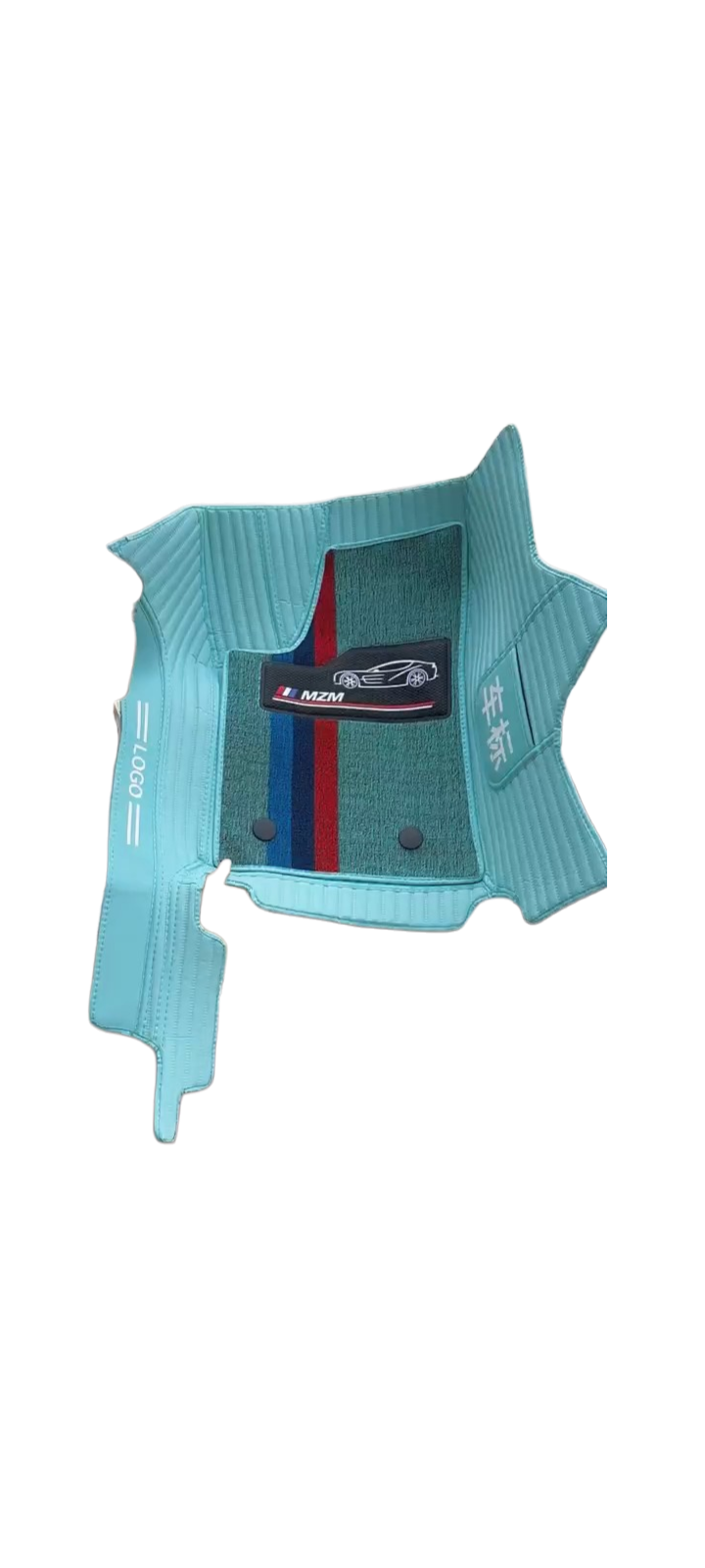 Alfombras impermeables dobles hechas de cuero ecológico artificial personalizada para Auto (A Medida exacta)
