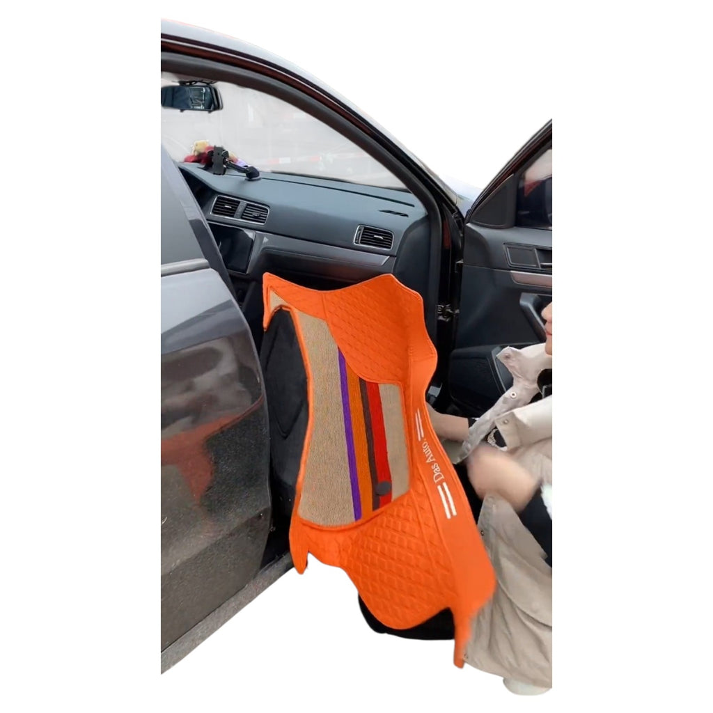 Alfombras impermeables dobles hechas de cuero ecológico artificial personalizada para Auto (A Medida exacta)