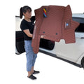 Alfombras impermeables dobles hechas de cuero ecológico artificial personalizada para Auto (A Medida exacta)