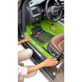 Alfombras impermeables dobles hechas de cuero ecológico artificial personalizada para Auto (A Medida exacta)