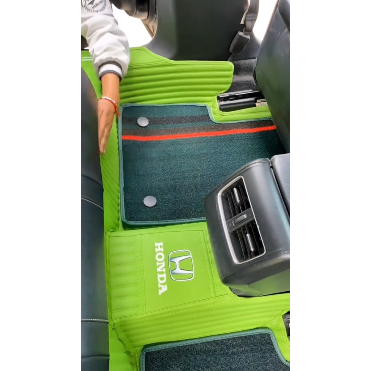Alfombras impermeables dobles hechas de cuero ecológico artificial personalizada para Auto (A Medida exacta)