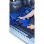 Alfombras impermeables dobles hechas de cuero ecológico artificial personalizada para Auto (A Medida exacta)