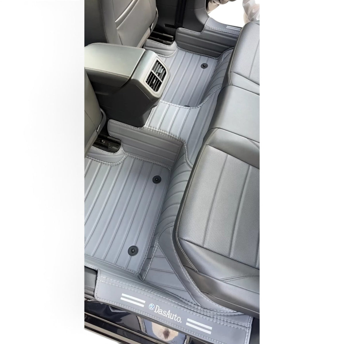 Alfombras impermeables dobles hechas de cuero ecológico artificial personalizada para Auto (A Medida exacta)