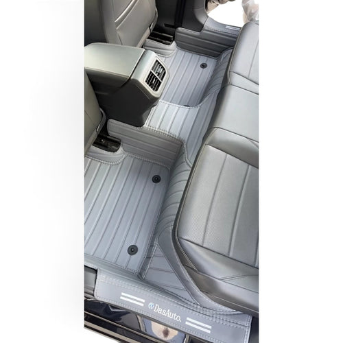 Alfombras impermeables dobles hechas de cuero ecológico artificial personalizada para Auto (A Medida exacta)