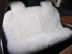 Car Seat Cover Faux Fur Warm Car Seat Cover Faux Plush Black Cute Fundas Coche Asiento Universal Decorative Accessories
