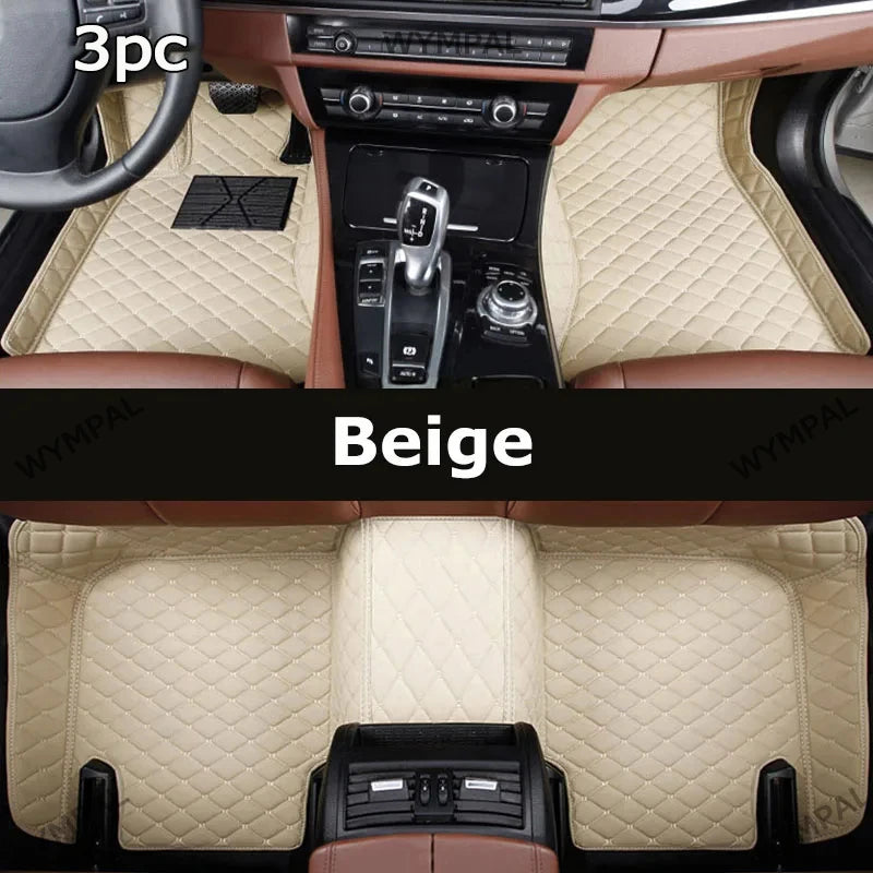 Car Mats Floor For Citroën C4 Cactus 2014~2020 Waterproof Leather Car Mat Fully Set Tapete Automotivo Para Carro Car Accessories
