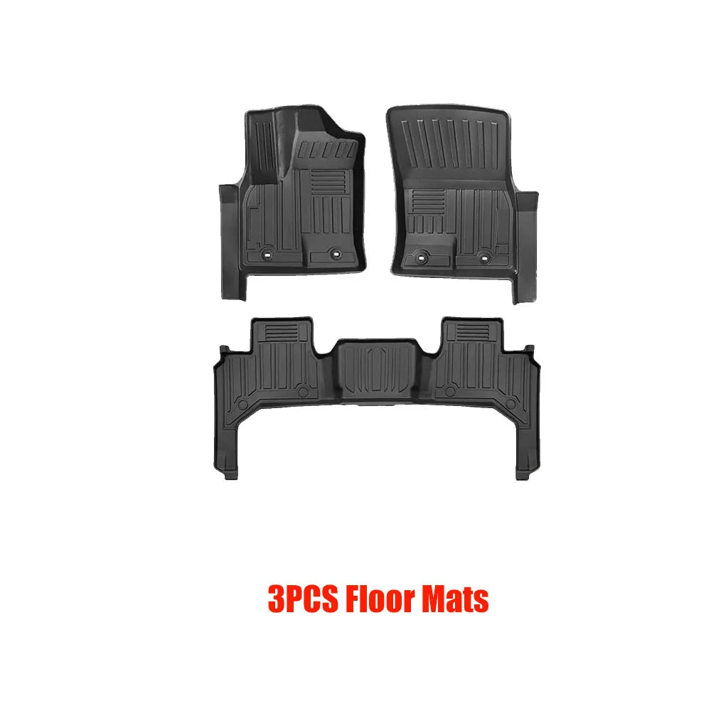 3D TPE Floor Mats Custom for Lexus LX600 2022 2023 2024 2025 All Weather Protector TPE Car Liners&Trunk Mat Accessories