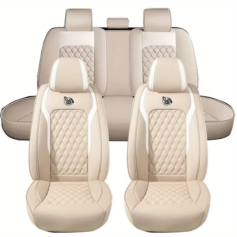 Five-seat car seat covers, Trendy Collection, stylish, durable, universal fit for most vehicles