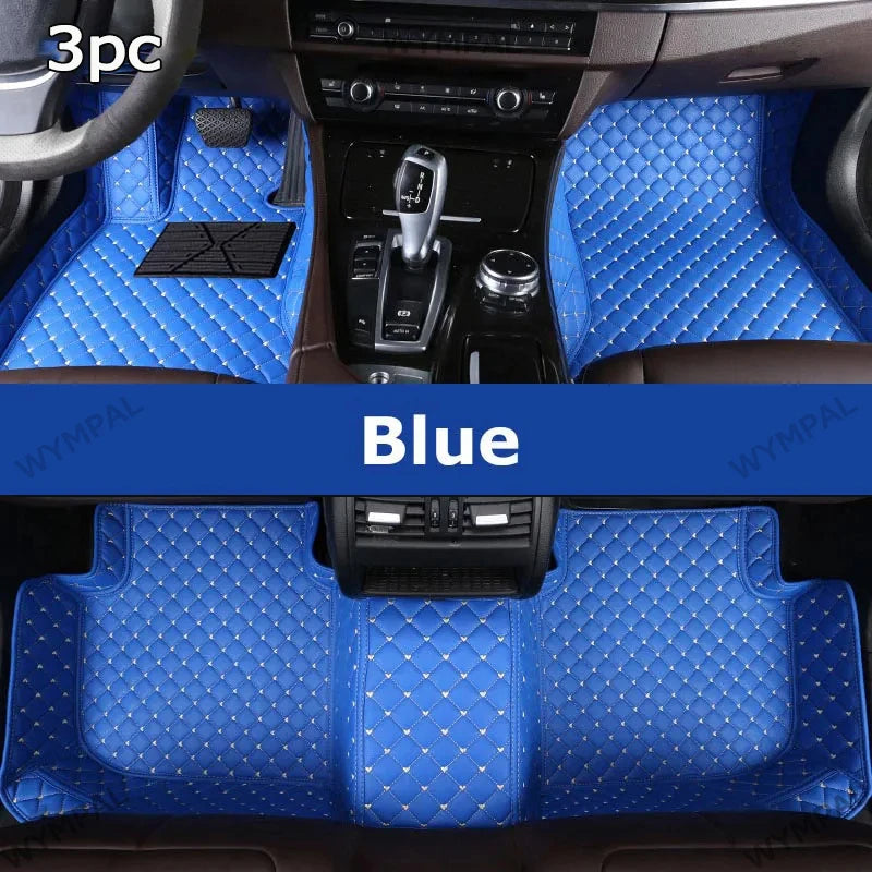 Car Mats Floor For Citroën C4 Cactus 2014~2020 Waterproof Leather Car Mat Fully Set Tapete Automotivo Para Carro Car Accessories