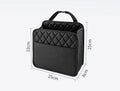 Car multifunctional storage box folding leather storage bag for car seat back storage bag storage bag