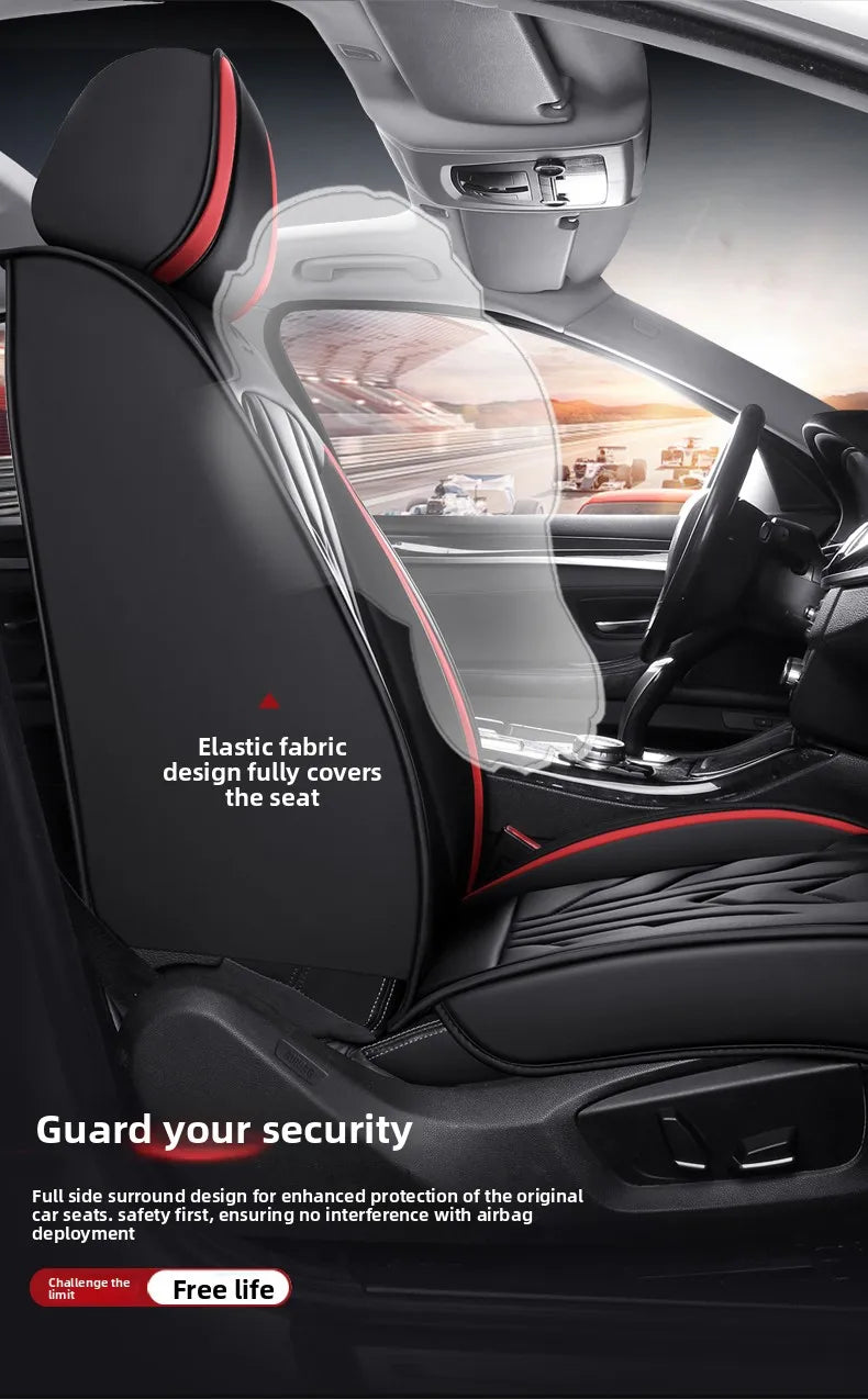 Full Coverage Pu Leather Car Seat Covers for AUDI Q5 Q2 Q3 Q6 Q7 Q8 S1 S4 S5 S6 SQ5 RS3 RS4 RS5 RS6 TT Car Accessories