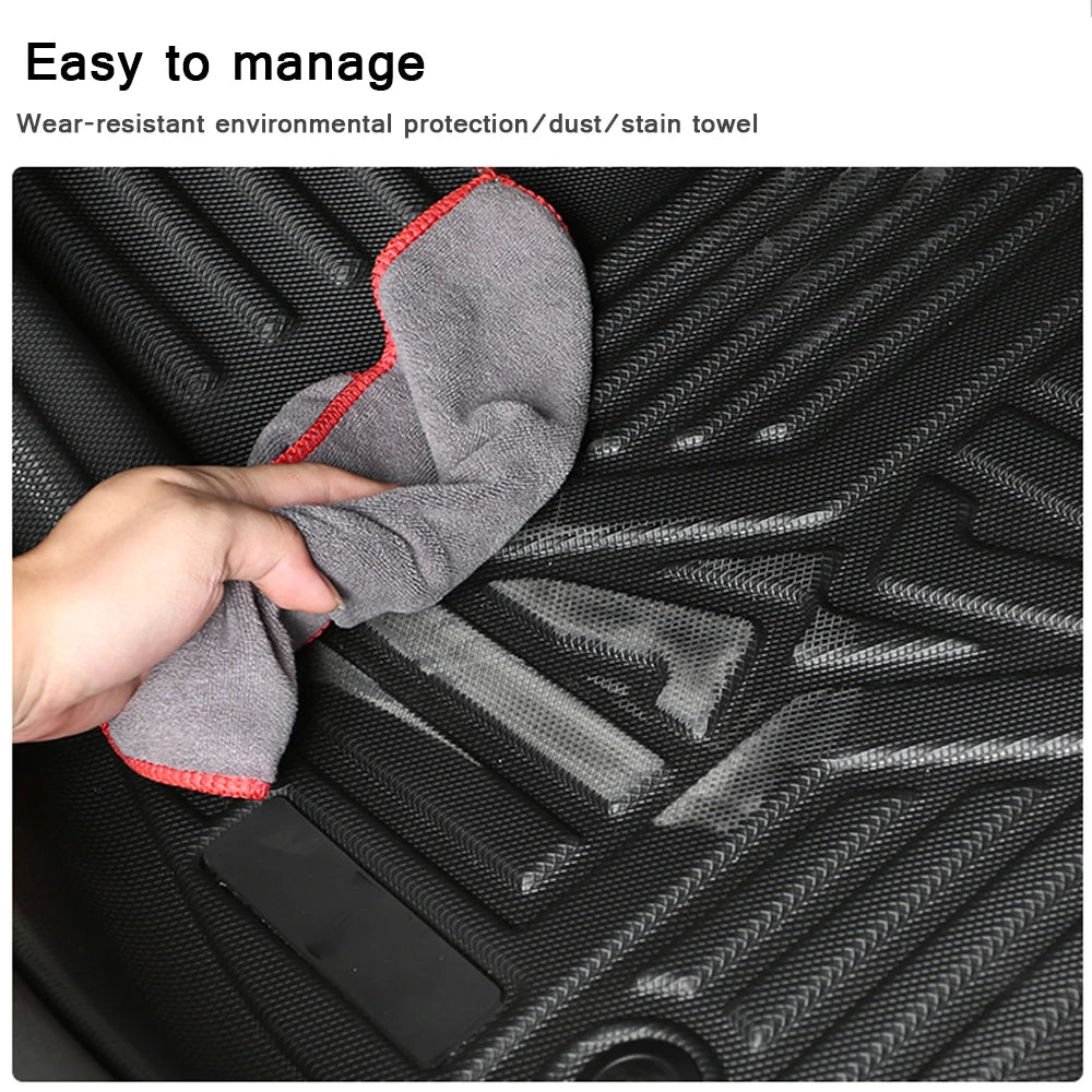 Rubber Car Mat For LAND ROVER DEFENDER 110 5door 2020-2024  Carpet Waterproof Interior Accessories TPE Car Floor Mats
