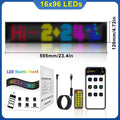 Multifunctional Bright Devil Eyes LED Light for Car Windshield Flexible Programmable Scrolling LED Display Bluetooth APP Control
