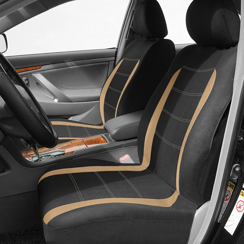 AUTO PLUS Universal Fabric Car Seat Covers Fit For Most Car SUV Truck Van Car Accessories Interior Seat Covers Car