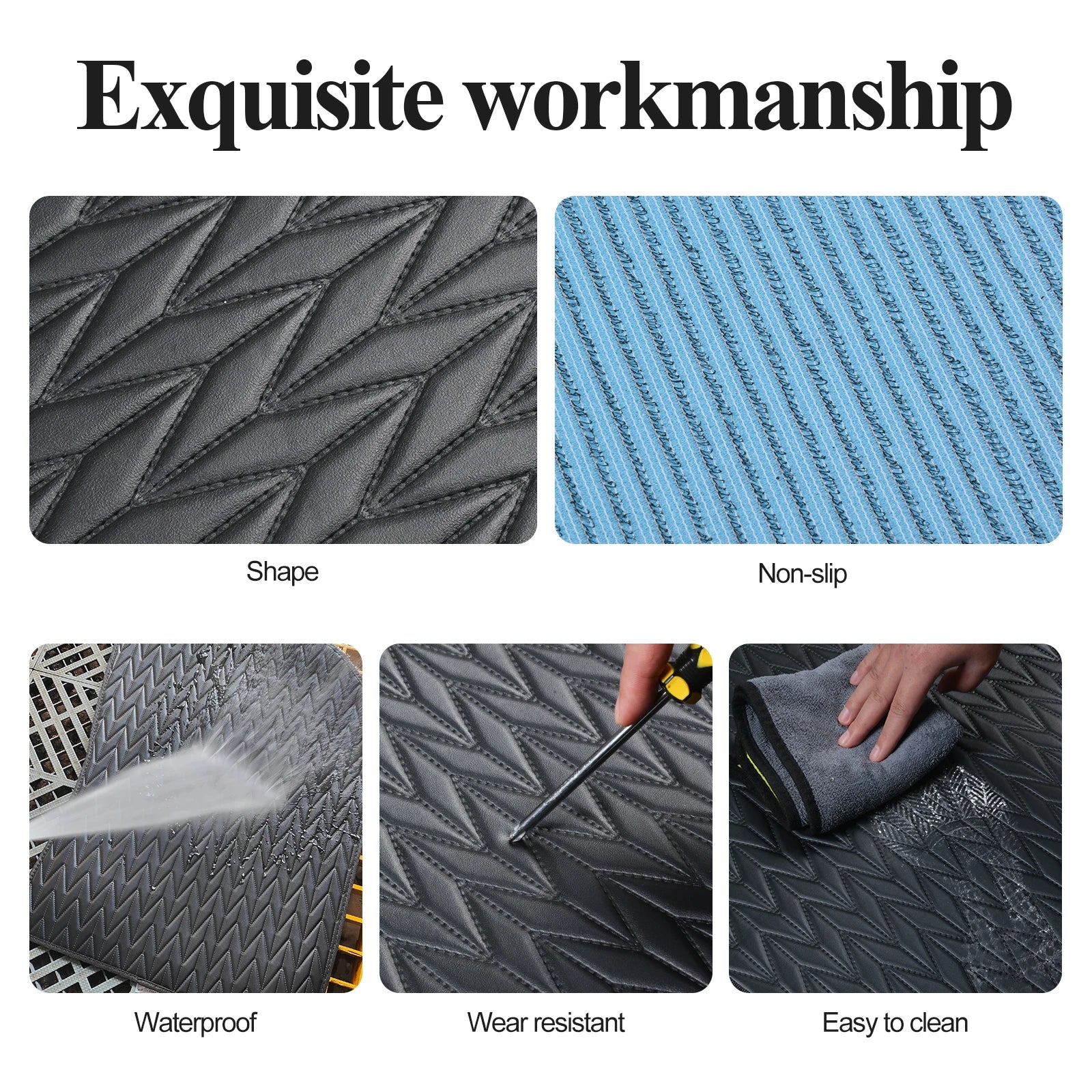Custom car floor mat For Hyundai Tucson 2019-2021 Floor Mats All Weather Trunk Mats Floor Mat Waterproof Non-Slip
