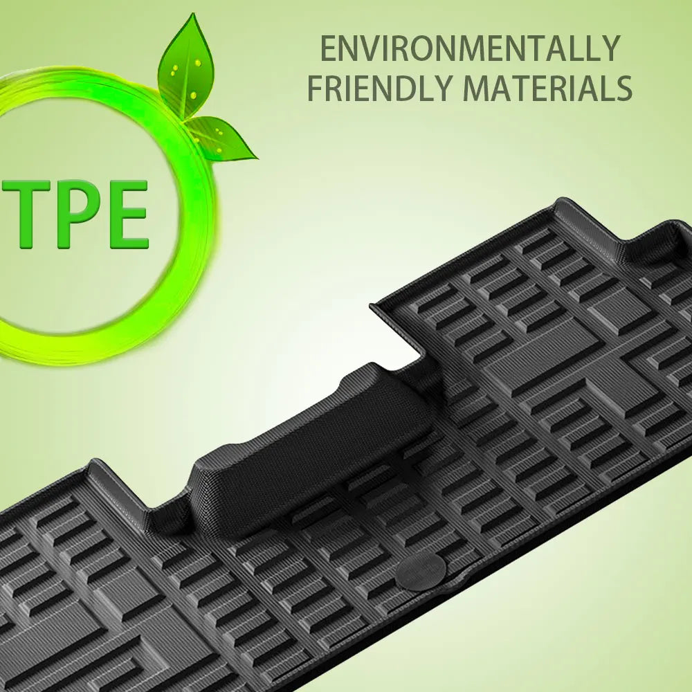 For Chery Jetour T2 2023 2024 2025 TPE 3D Floor Mats All Weather Front Rear Cargo Liner Trunk Mat Waterproof Anti-Slip Foot Pads