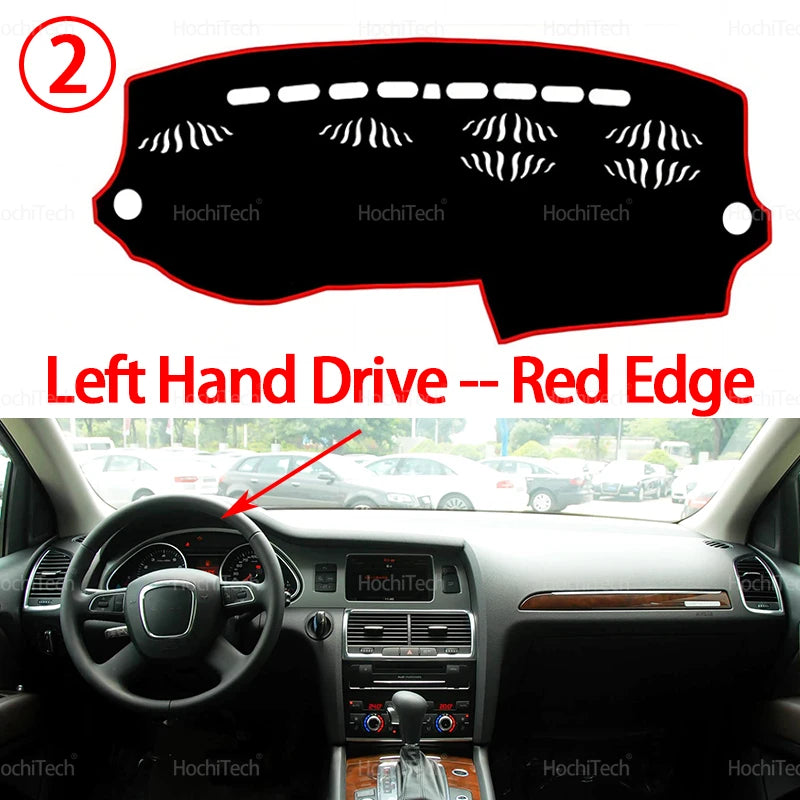 Car Dashboard Mats Covers for Audi Q7 2006 2007 2008 2009 2010 2011 2012 2013 2014 2015 Sun Shade Instrume Panel Accessories