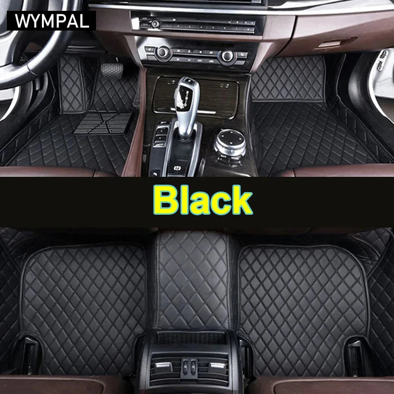 Custom Automotive Car Floor Mats For Audi A5 Sportback 2010 2011 2012 2013 Auto Luxury Leather Men Women Car Mats Full Coverage
