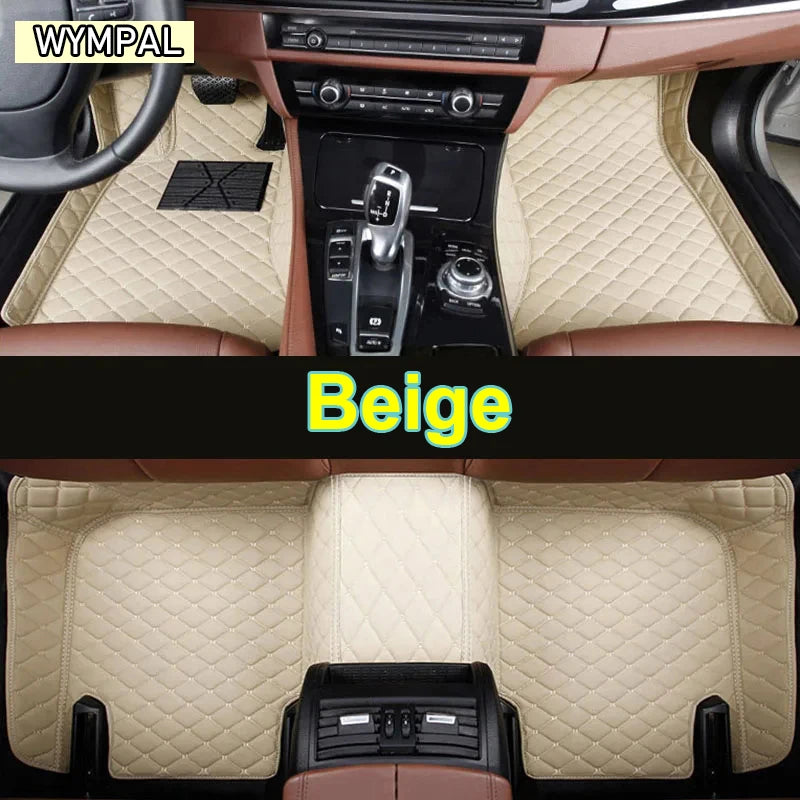 Custom Automotive Car Floor Mats For Audi A5 Sportback 2010 2011 2012 2013 Auto Luxury Leather Men Women Car Mats Full Coverage