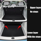 Car TPE Rear Trunk Mat For Leapmotor B10 2025 2026 Car Seat Backrest Protective Anti-Dirty Carpets Waterproof Mat Accessories