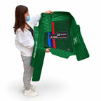 Alfombras Impermeables Dobles Hechas de Cuero Ecológico Artificial Versión Premium Personalizada a Medida Exacta