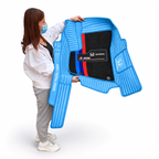Alfombras Impermeables Dobles Hechas de Cuero Ecológico Artificial Versión Premium Personalizada a Medida Exacta