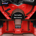 Alfombras personalizada doble alfombrilla impermeable para Auto (A Medida exacta)