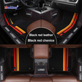 Alfombras personalizada doble alfombrilla impermeable para Auto (A Medida exacta)